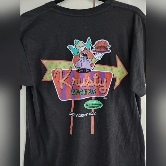 Simpsons Krusty Burger Tee - Picture 1 of 2